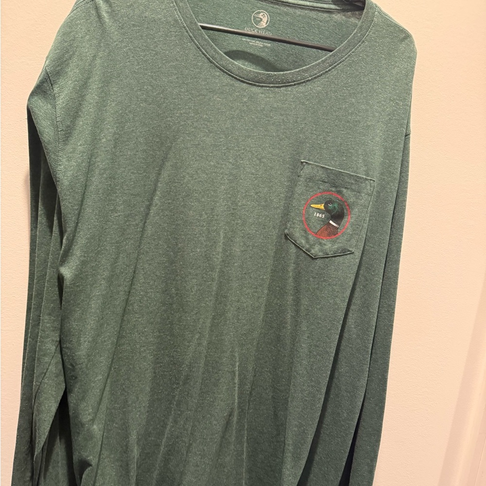 Duck Head Green Long Sleeve Tee